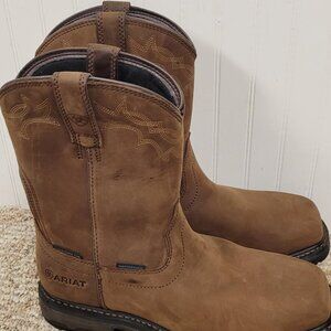 Ariat WorkHog Waterproof Composite Toe Boots • 8D • Worn Once